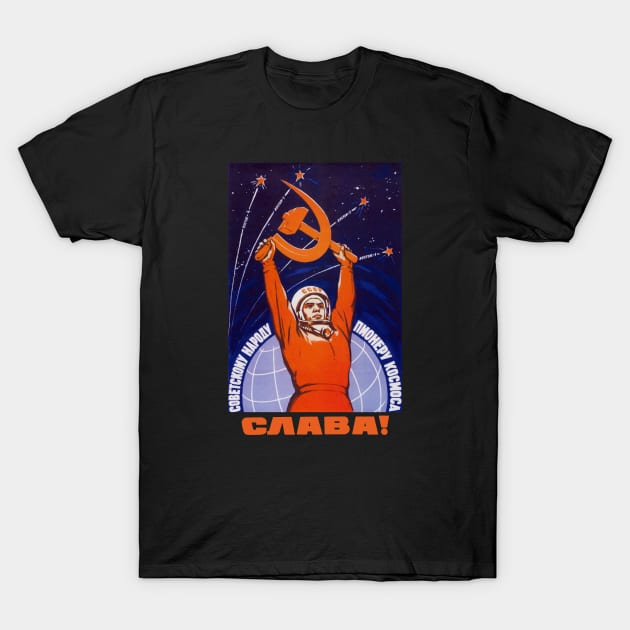 Long Live The Soviet People - The Space Pioneers T-Shirt by warishellstore